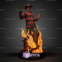Freddy Krueger Flame Horror STL Files