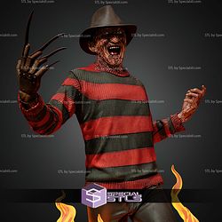 Freddy Krueger Flame Horror STL Files
