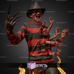 Freddy Krueger Flame Horror STL Files