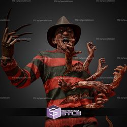Freddy Krueger Flame Horror STL Files