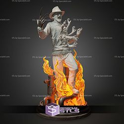 Freddy Krueger Flame Horror STL Files