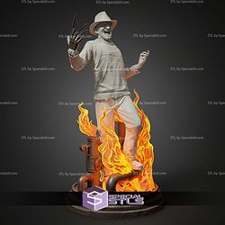 Freddy Krueger Flame Horror STL Files