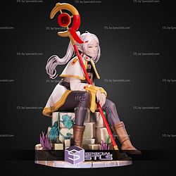 Frieren Sitting Pose STL Files