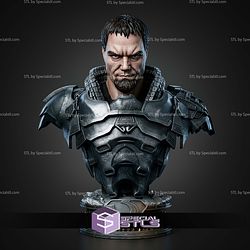 General Zod Portrait Bust 329mm STL Files