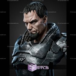 General Zod Portrait Bust 329mm STL Files