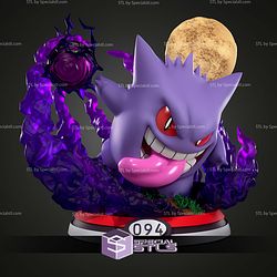 Gengar Moon Pokemon STL Files