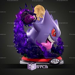 Gengar Moon Pokemon STL Files