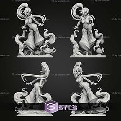Genie Monster Girl 192mm STL Files