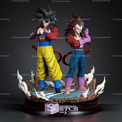 Goku And Vegeta SSJ4 STL Files