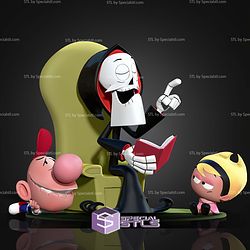 Grim Mandy And Billy STL Files