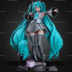 Hatsune Miku Singer Digital STL Files