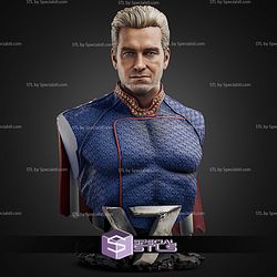 Homelander Bust 134mm Various Version STL Files