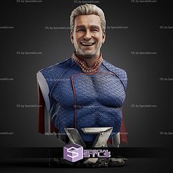 Homelander Bust 134mm Various Version STL Files
