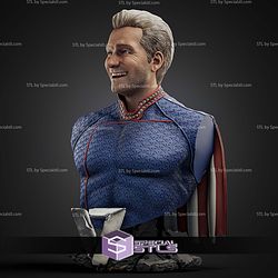 Homelander Bust 134mm Various Version STL Files
