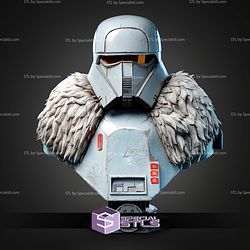 Imperial Range Trooper Portrait Bust 287mm STL Files