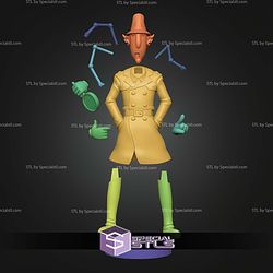 Inspector Gadget 200mm STL Files