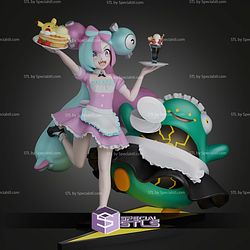 Iono Maid Pokemon 202mm STL Files
