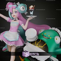 Iono Maid Pokemon 202mm STL Files