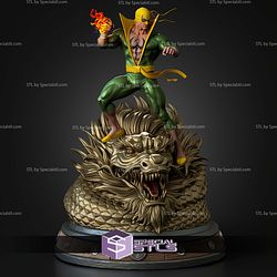 Iron Fist Kick Pose STL Files