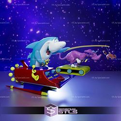 JabberJaw And Buford Yogi Space Race STL Files