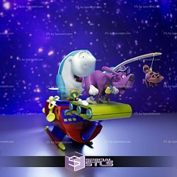 JabberJaw And Buford Yogi Space Race STL Files