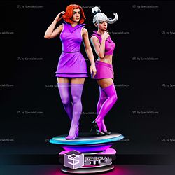 Jane Jetson And Judy Jetson Realistic STL Files