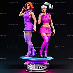 Jane Jetson And Judy Jetson Realistic STL Files