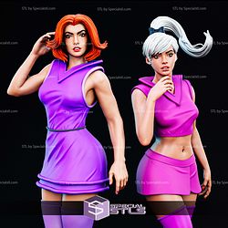 Jane Jetson And Judy Jetson Realistic STL Files