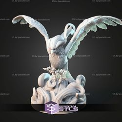 Kaiju Pokemon Pidgeot And Mega Pidgeot STL Files