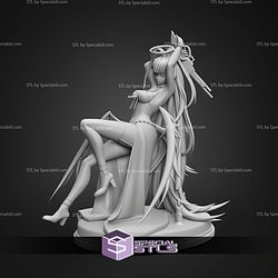 Kenzaki Tsurugi Blue Archive 198mm STL Files