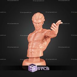 Kinji Hakari Jujutsu Kaisen Bust 117mm STL Files