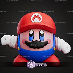 Kirby Mario Super Smash STL Files