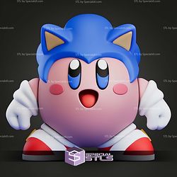 Kirby Sonic Super Smash STL Files