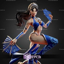 Kitana Mortal Kombat 261mm STL Files