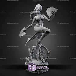 Kitana Mortal Kombat 261mm STL Files