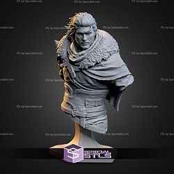 Kliff Bust Crimson Desert 112mm STL Files