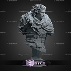 Kliff Bust Crimson Desert 112mm STL Files