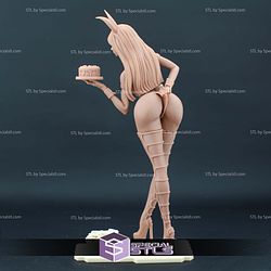 Rabbit Waitress STL Files