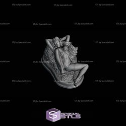 Arwen Lying STL Files Lord of the Ring