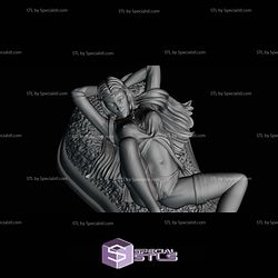 Arwen Lying STL Files Lord of the Ring