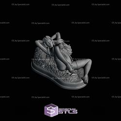 Arwen Lying STL Files Lord of the Ring