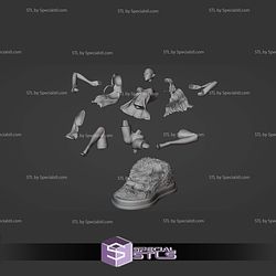 Arwen Lying STL Files Lord of the Ring