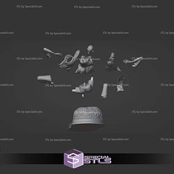 Arwen Lying STL Files Lord of the Ring
