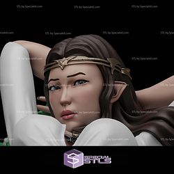 Arwen Lying STL Files Lord of the Ring