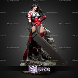 Absolute Wonder Woman 236mm STL Files