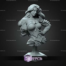 Absolute Wonder Woman Bust 113mm STL Files