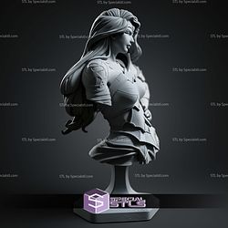 Absolute Wonder Woman Bust 113mm STL Files