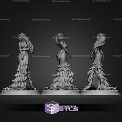 Aerith Gainsborough Red Dress STL Files