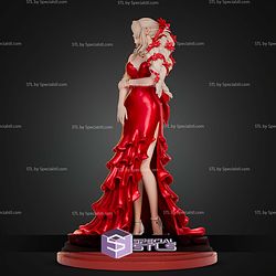 Aerith Gainsborough Red Dress STL Files