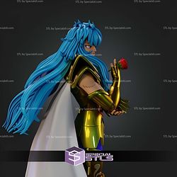 Aphrodite Of Pisces With Rose STL Files